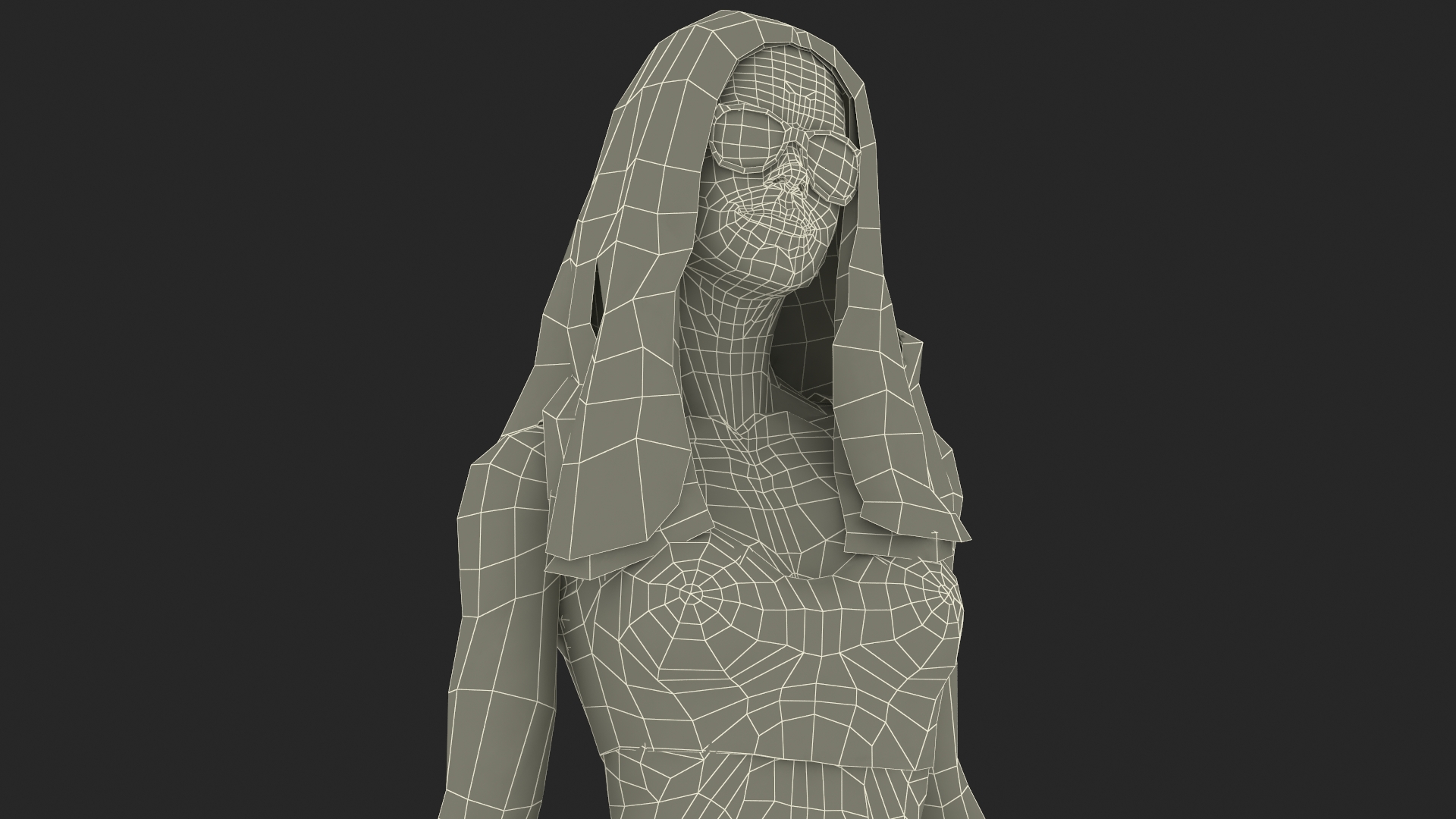 European Woman in Summer Style Outfit 3D
