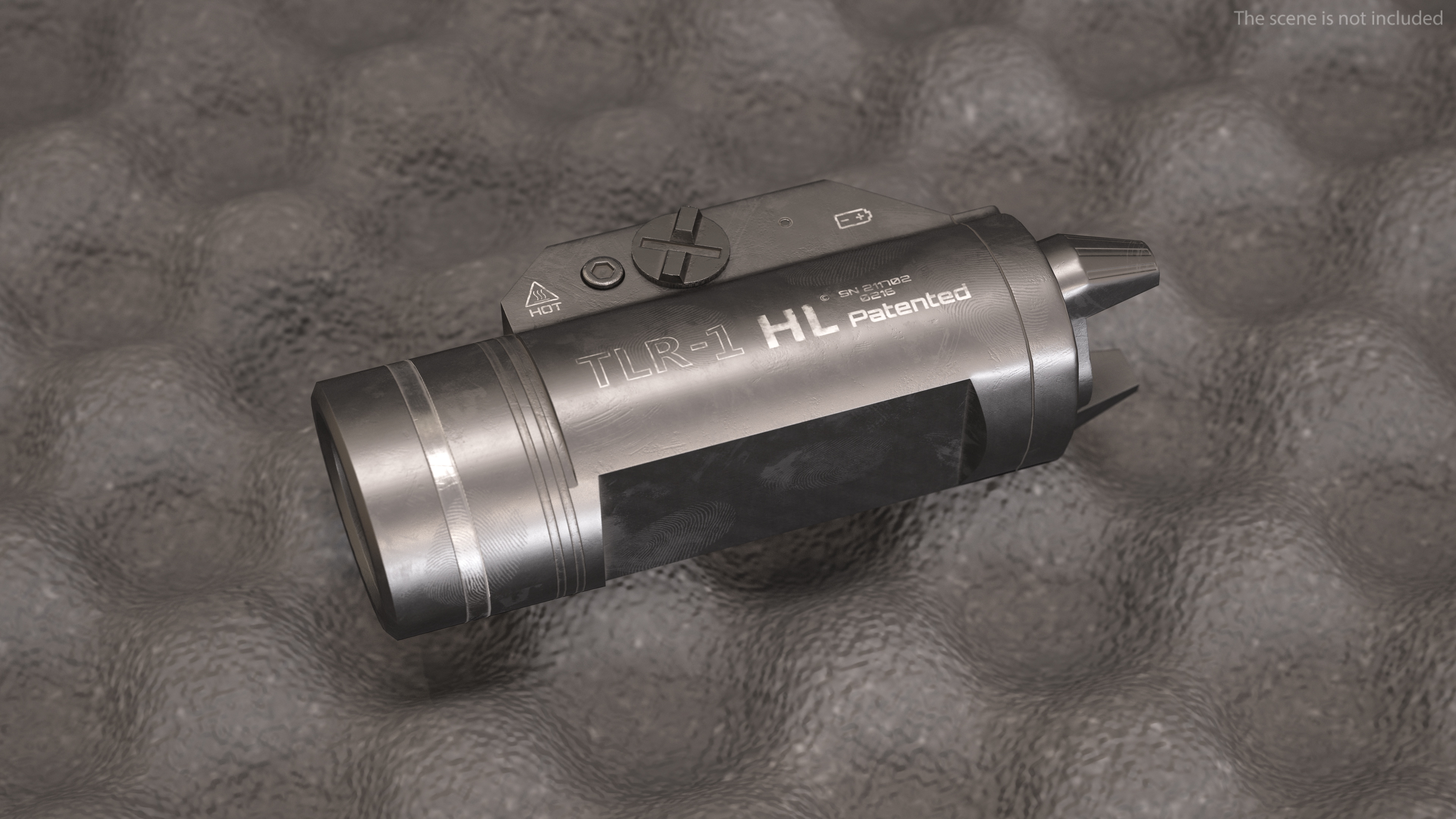3D TLR-1 HP Streamlight Game Weapon Attachment model