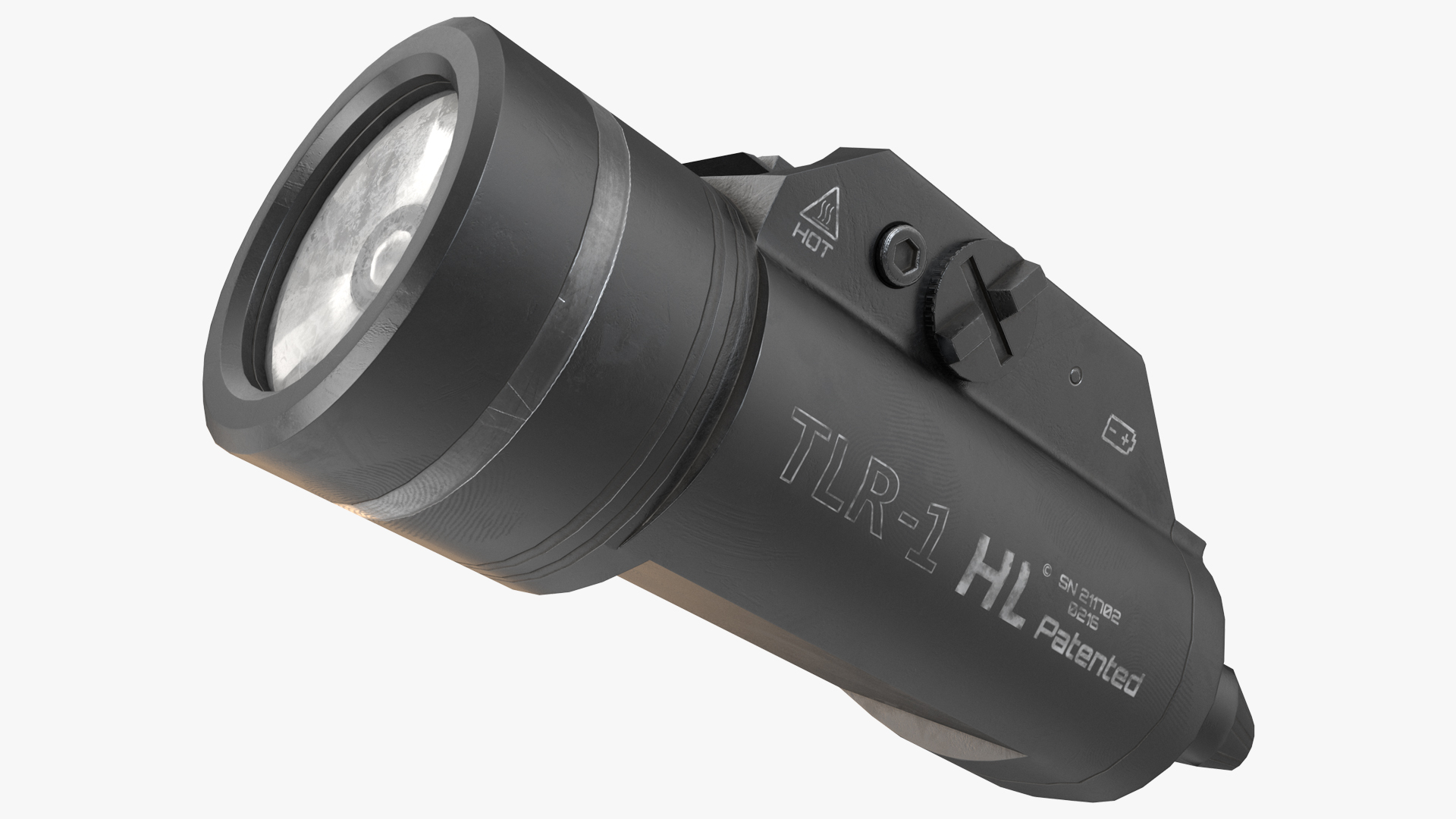 3D TLR-1 HP Streamlight Game Weapon Attachment model