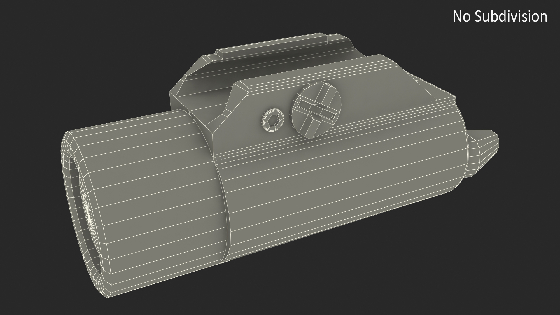 3D TLR-1 HP Streamlight Game Weapon Attachment model