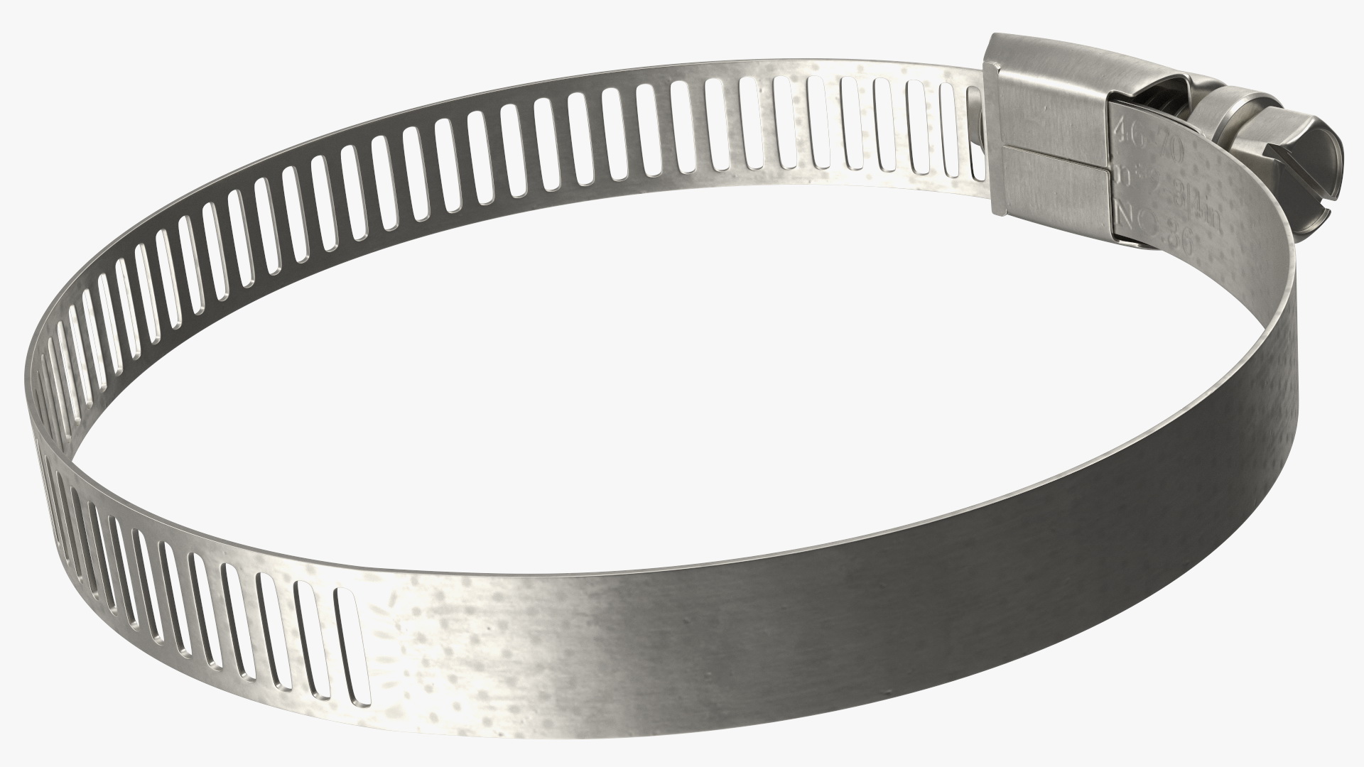 3D model Hose Clamp with Thumb Screw 46 70mm
