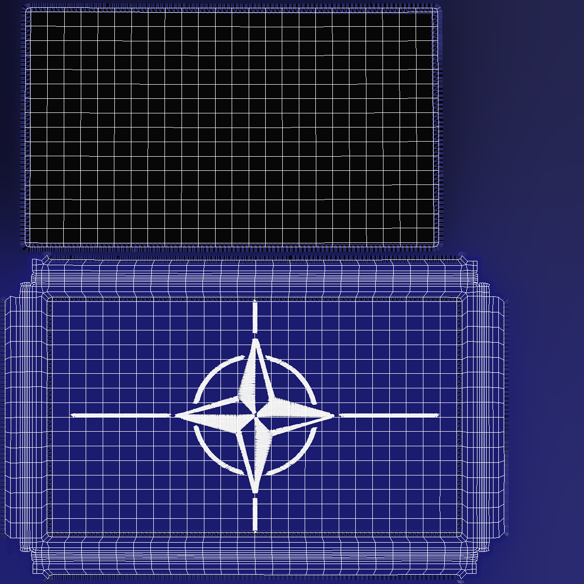 3D model NATO Flag Patch