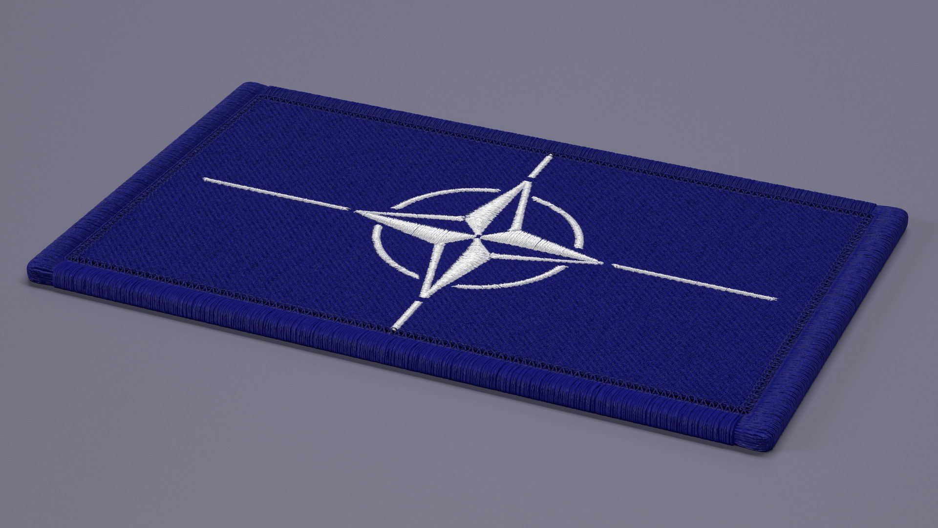 3D model NATO Flag Patch