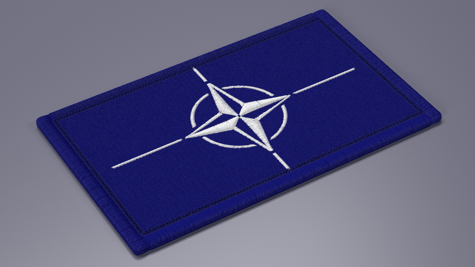 3D model NATO Flag Patch