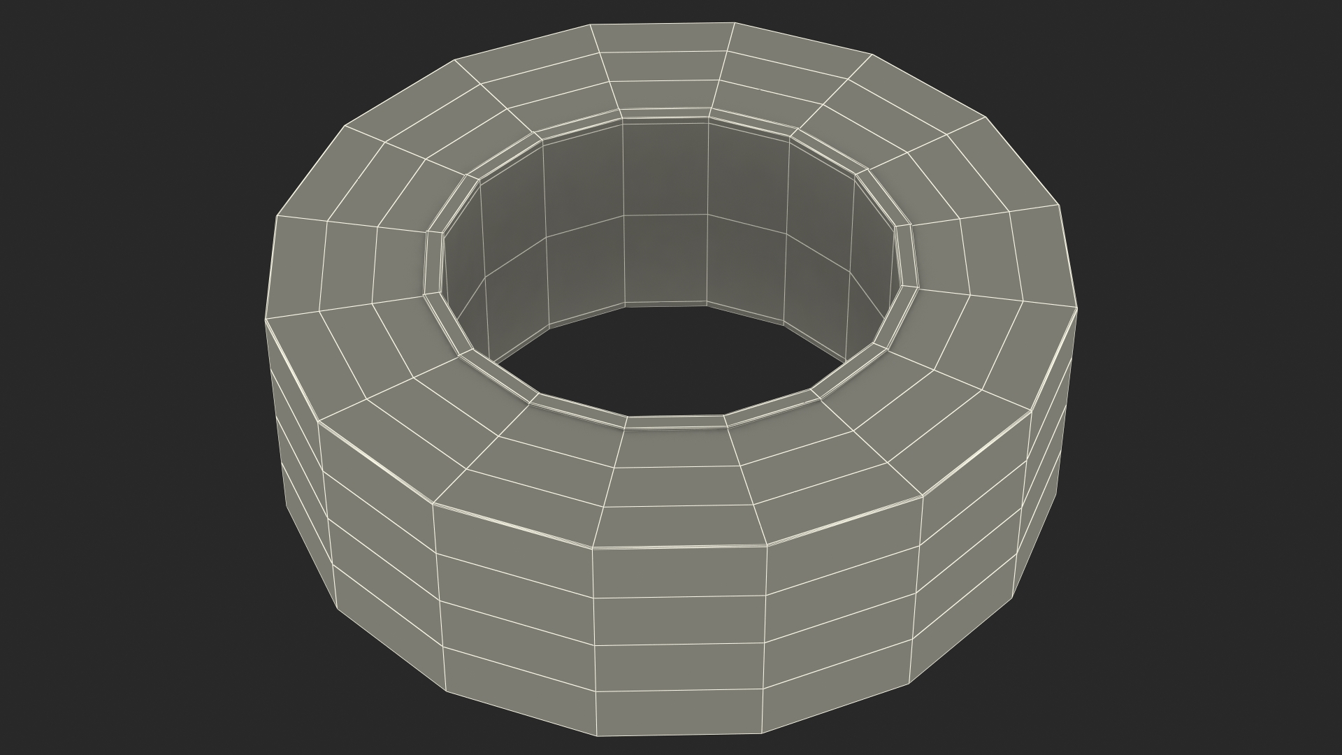 3D Scotch Tape Large Roll Brown model