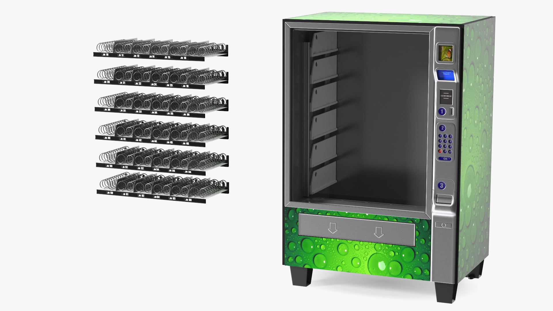 3D model All Snack Vending Machine