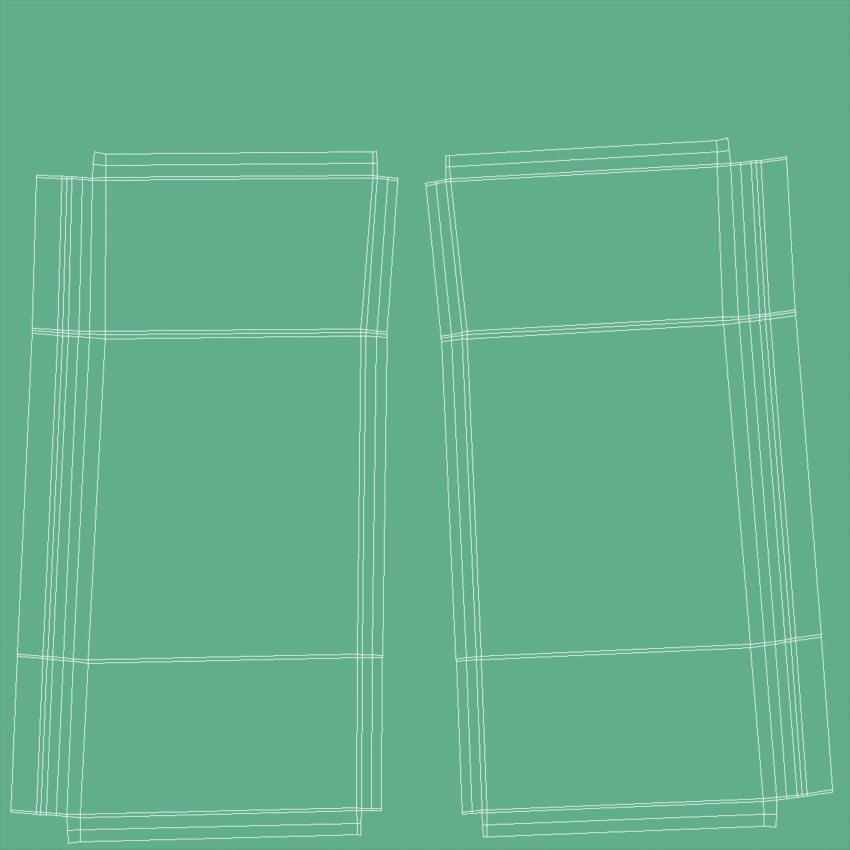 Retro Original Green Fridge 3D