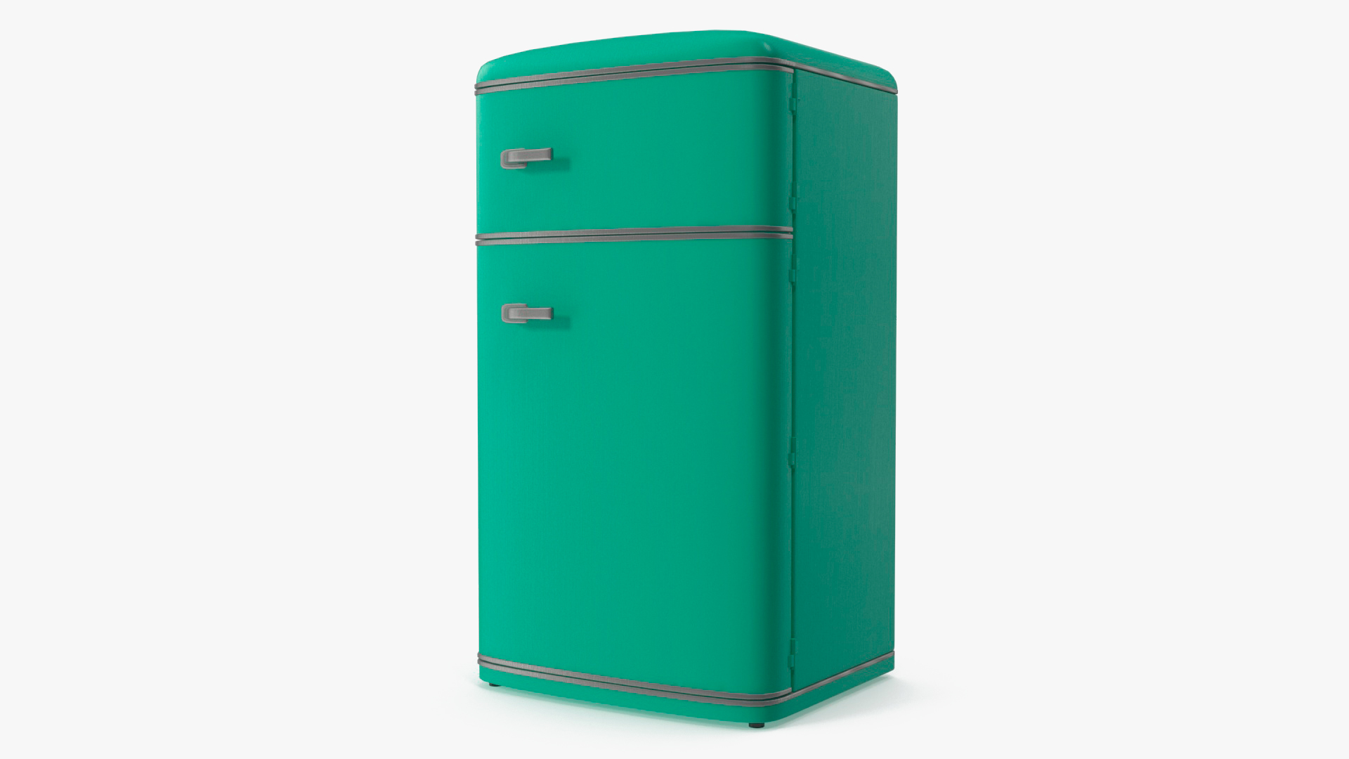 Retro Original Green Fridge 3D