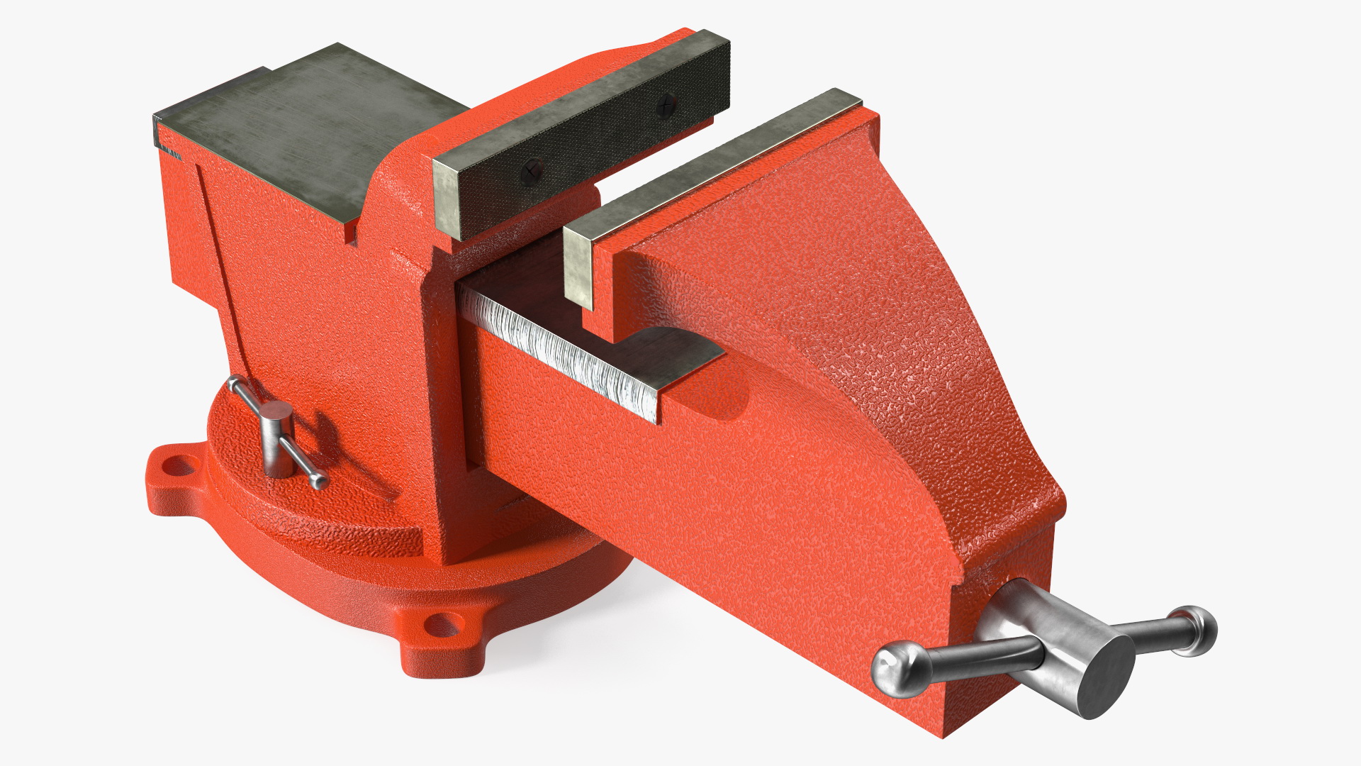 Bench Vise with Swivel Base 3D