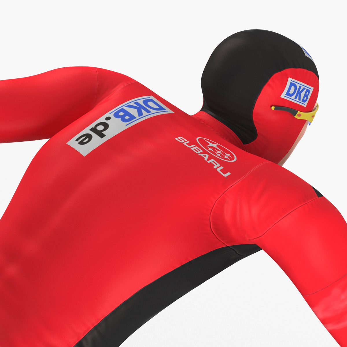 Speed Skater Pose 2 3D model