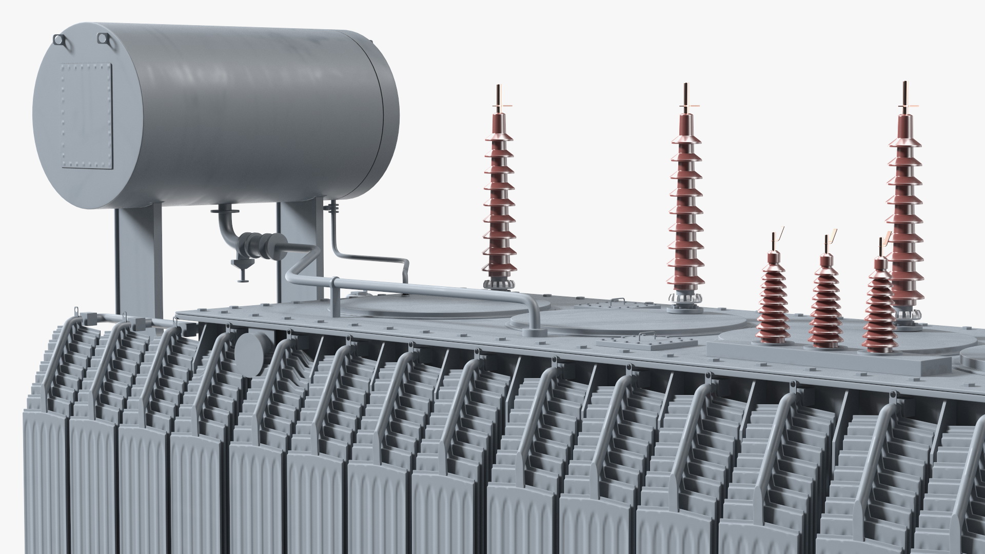3D Electrical Transformer Inner Construction