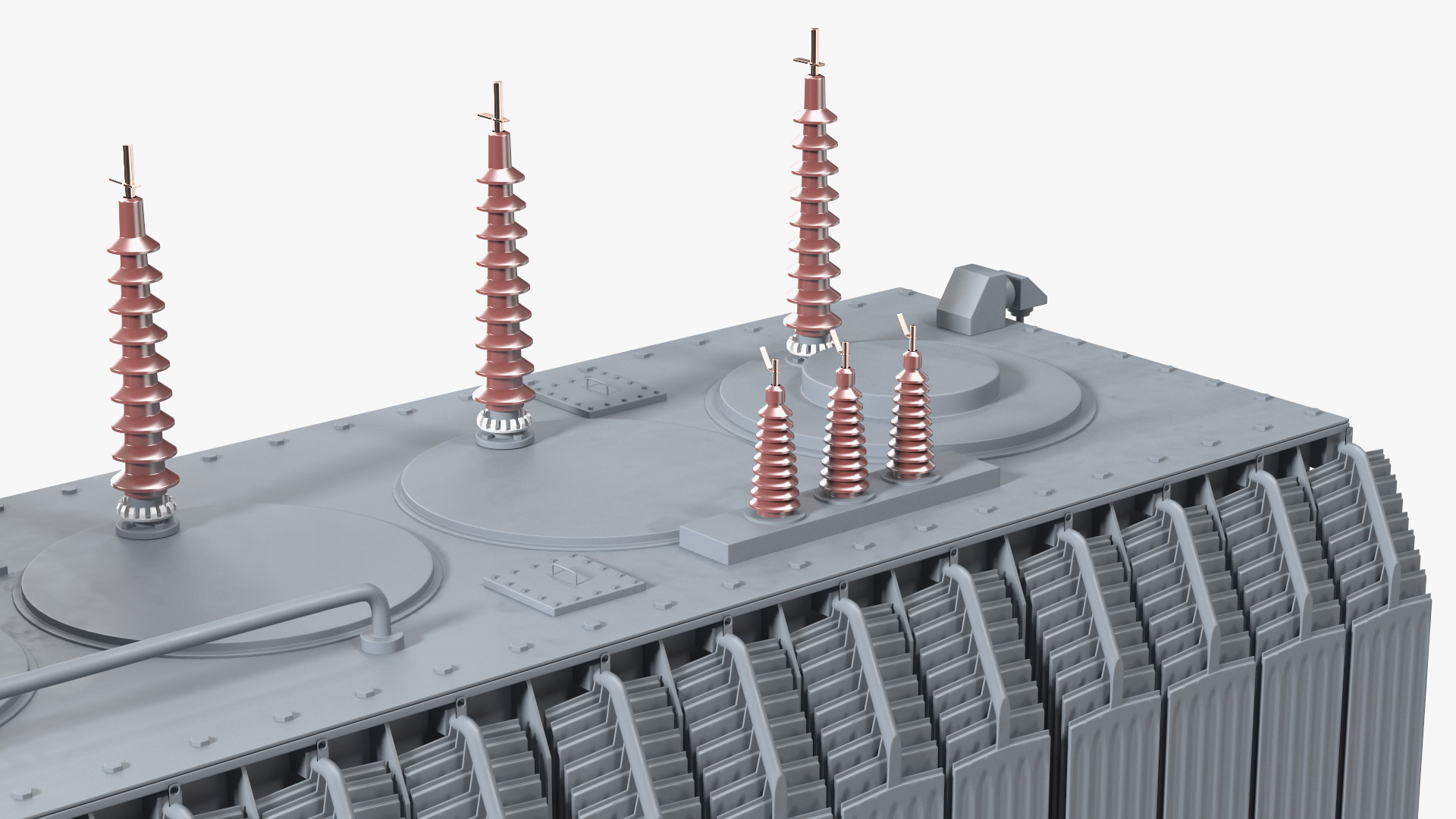 3D Electrical Transformer Inner Construction