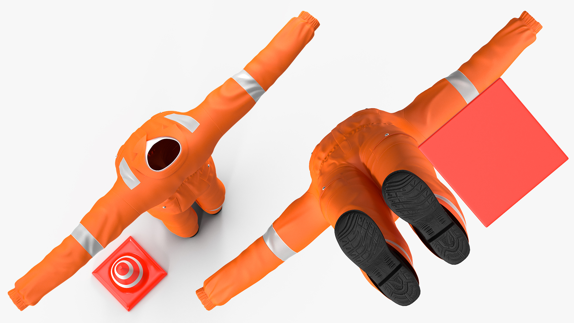 Road Worker Clothes 3D model