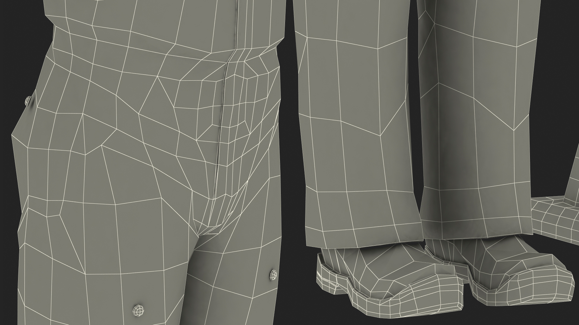 Road Worker Clothes 3D model