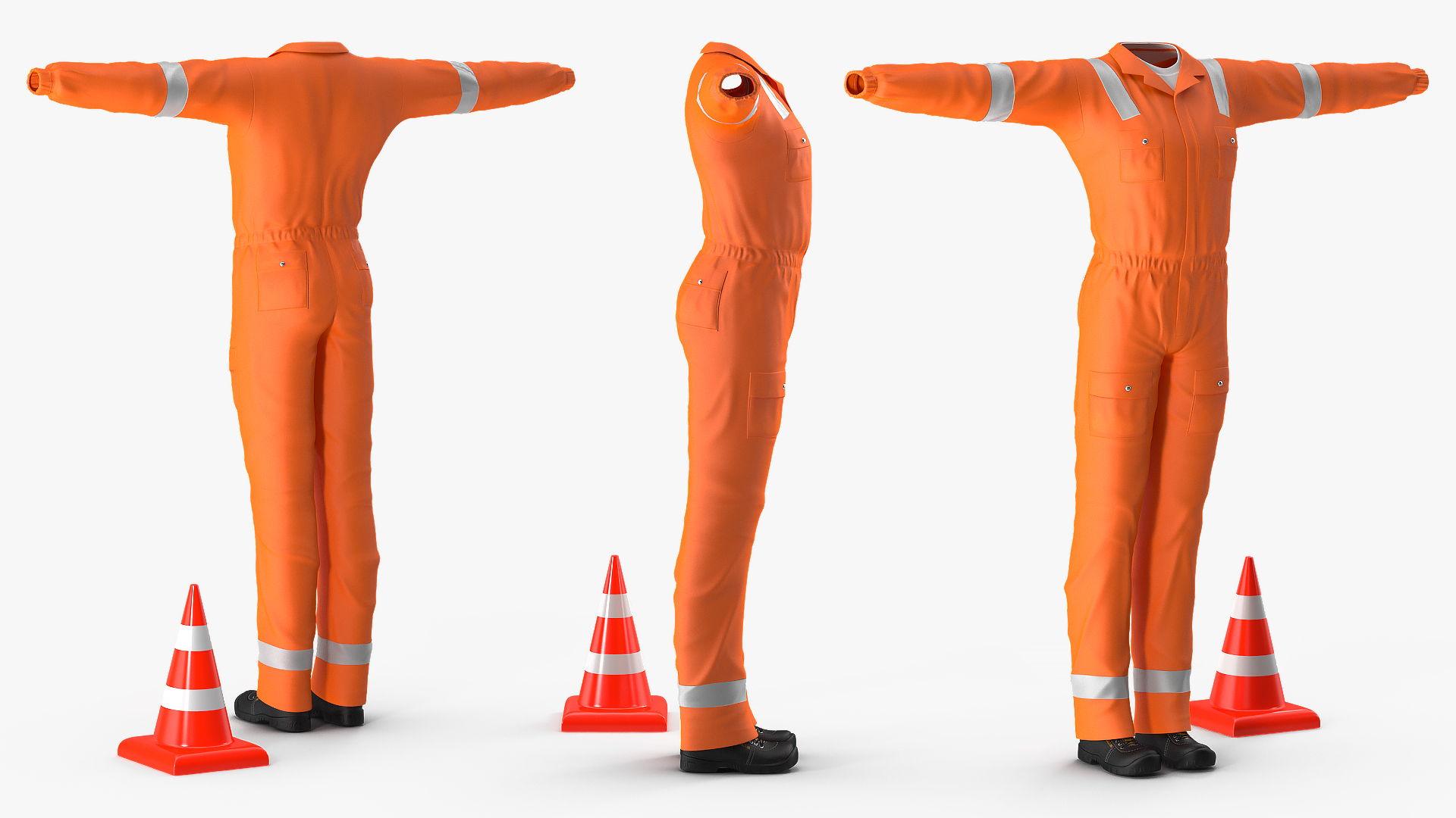 Road Worker Clothes 3D model