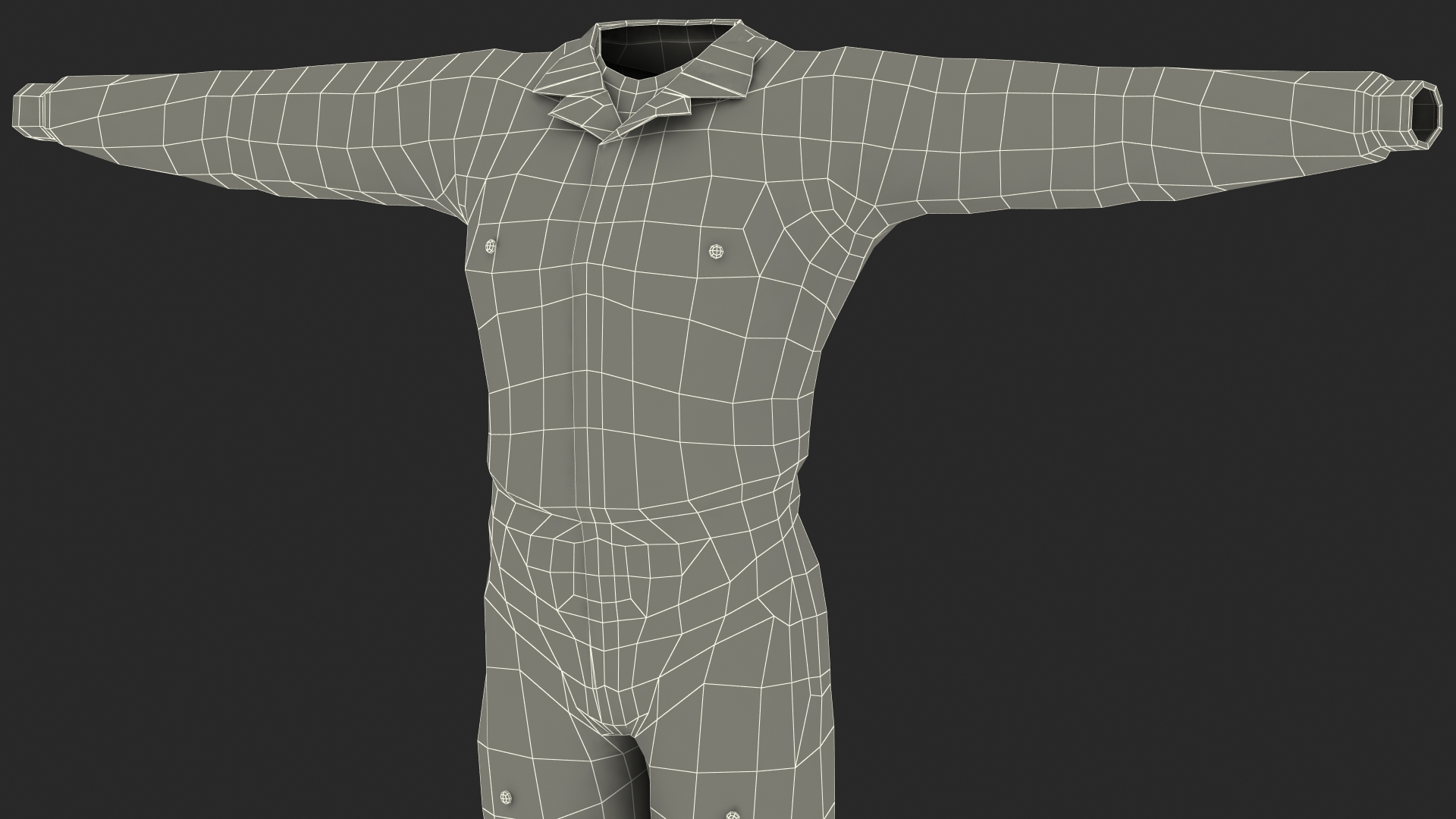 Road Worker Clothes 3D model