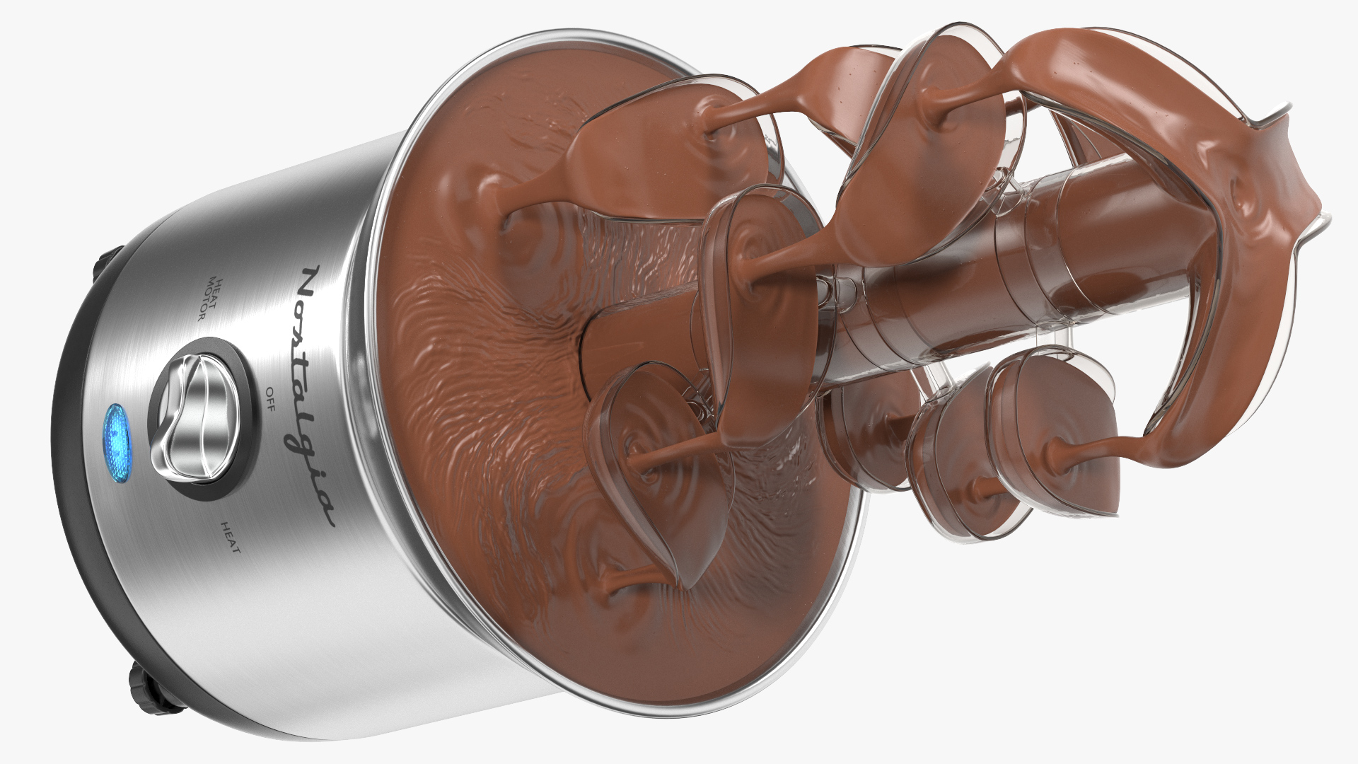 Nostalgia CFF1000 2 Pound Cascading Chocolate Fountain 3D model