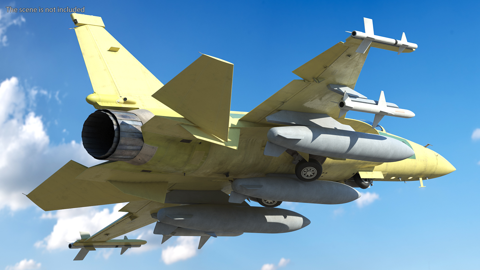 3D JF-17 Prototype with Armament Rigged