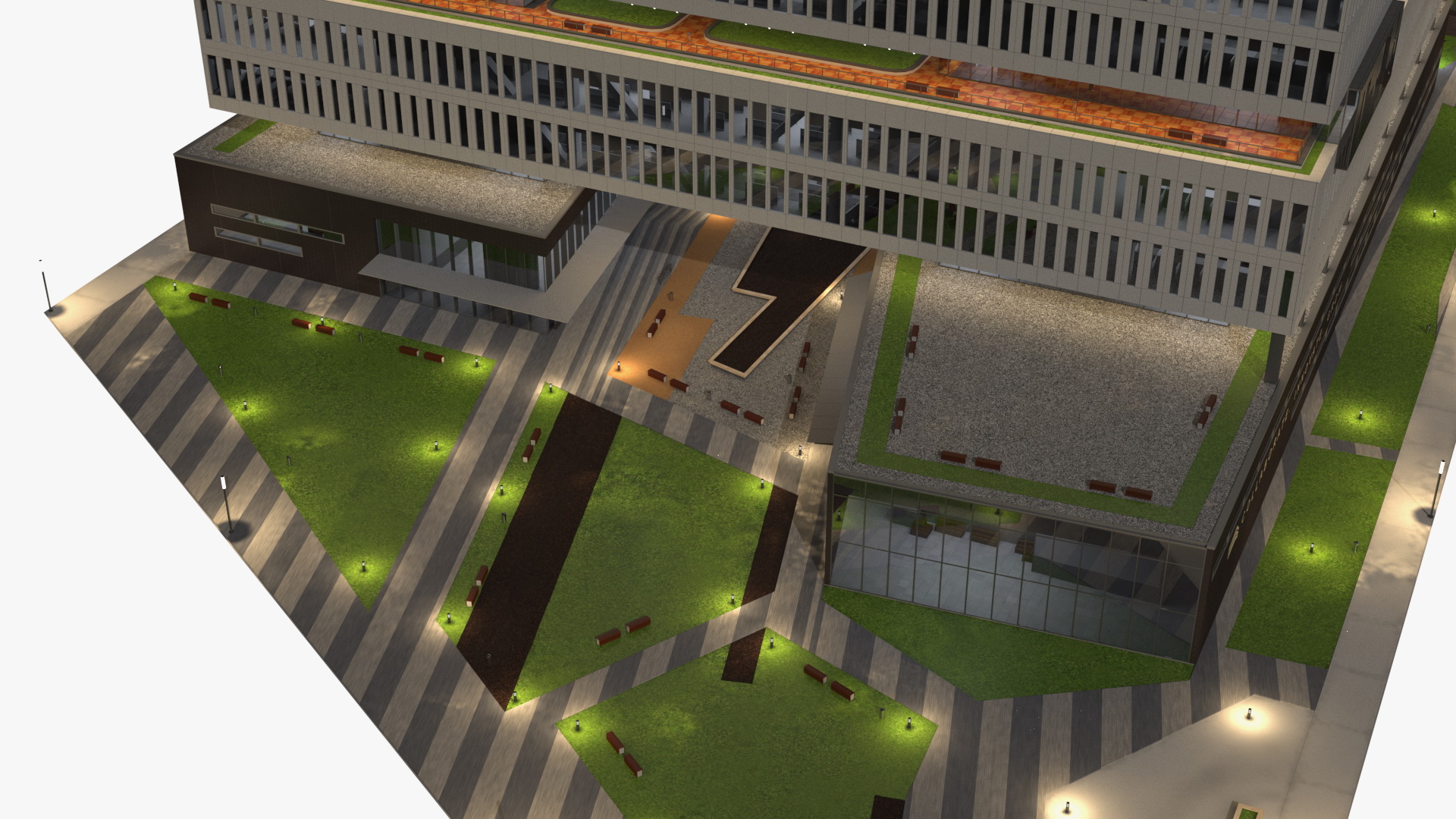 3D model Samsung Campus Night Glow