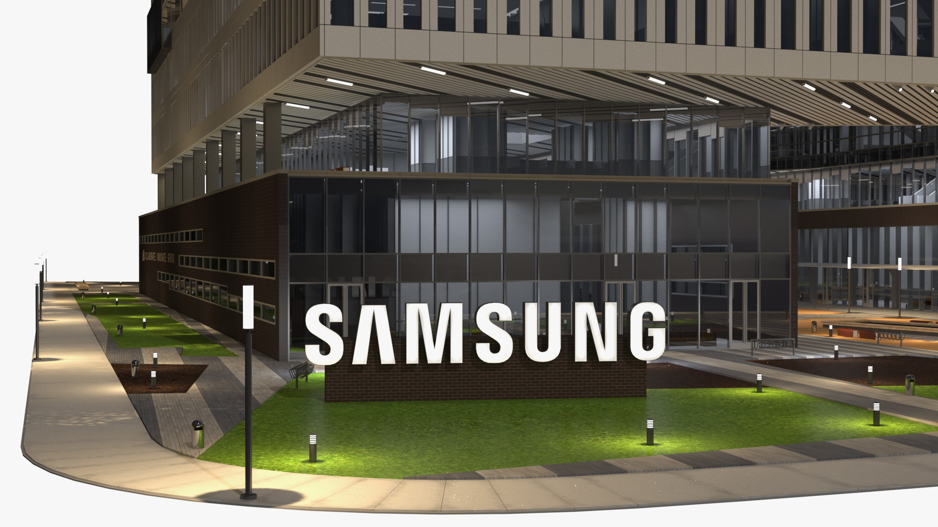 3D model Samsung Campus Night Glow