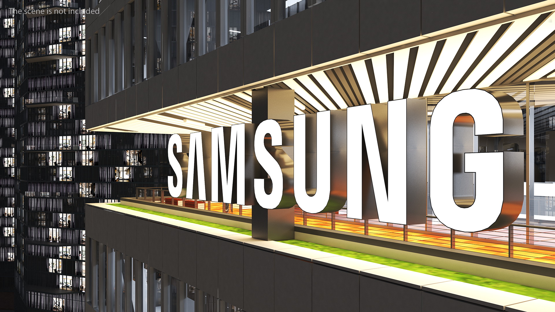 3D model Samsung Campus Night Glow