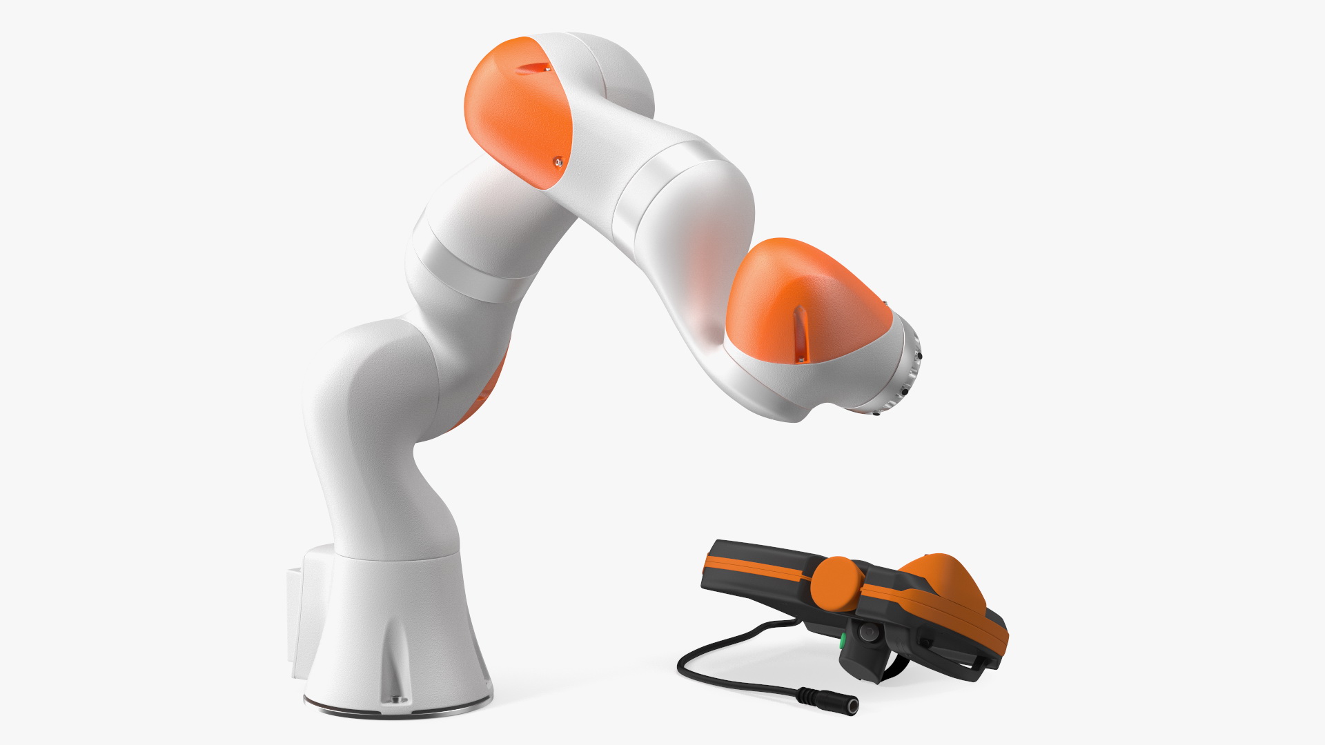 KUKA LBR IIWA High Performance Robotic Arm Rigged 3D model