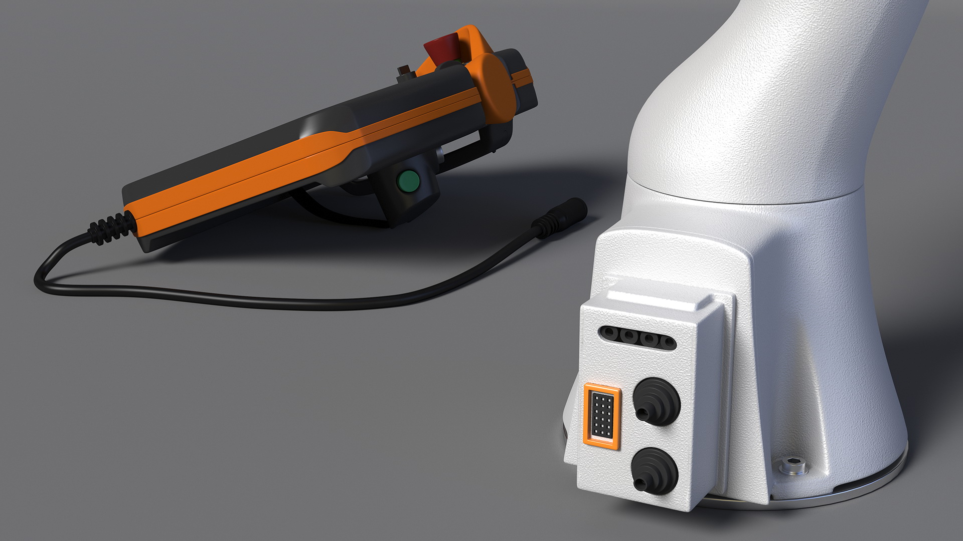 KUKA LBR IIWA High Performance Robotic Arm Rigged 3D model