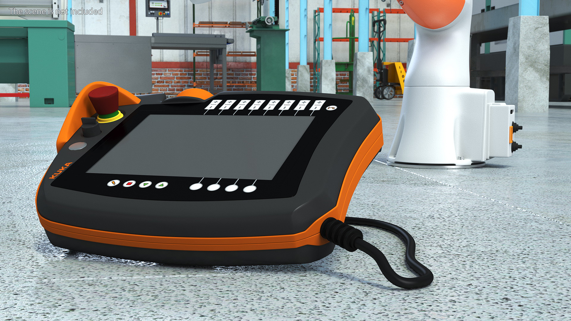 KUKA LBR IIWA High Performance Robotic Arm Rigged 3D model
