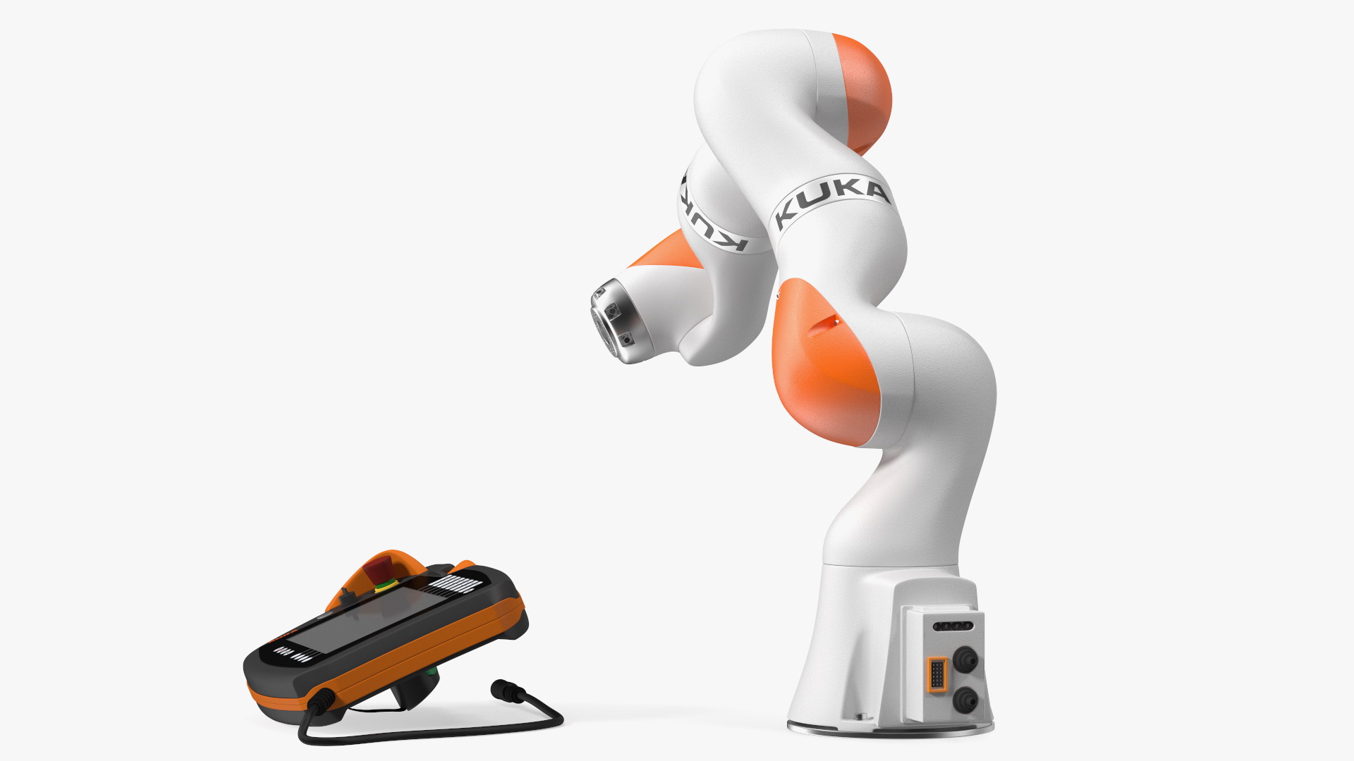 KUKA LBR IIWA High Performance Robotic Arm Rigged 3D model