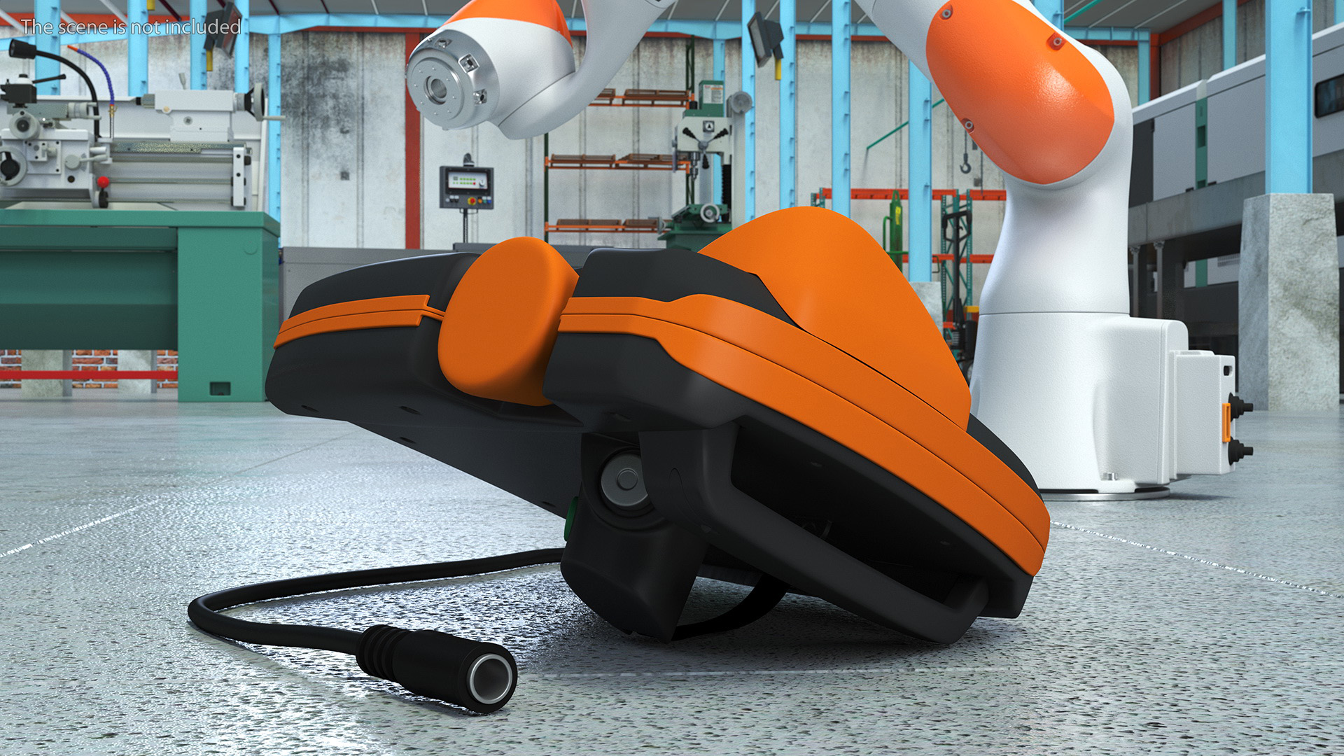 KUKA LBR IIWA High Performance Robotic Arm Rigged 3D model