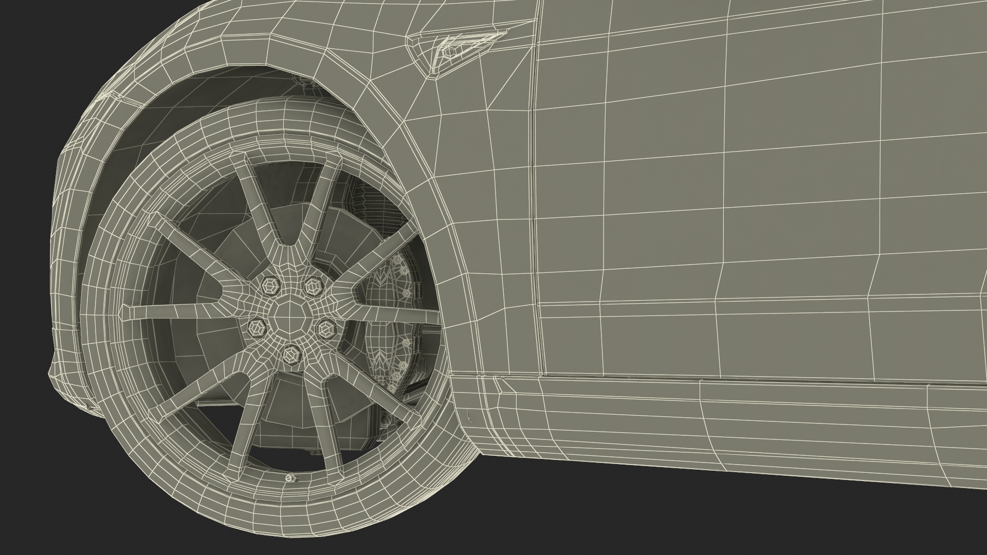 3D Tesla Model 3 Carbon Fiber Sport Package Rigged for Cinema 4D