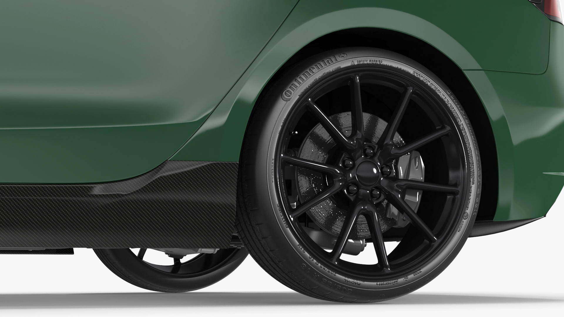 3D Tesla Model 3 Carbon Fiber Sport Package Rigged for Cinema 4D