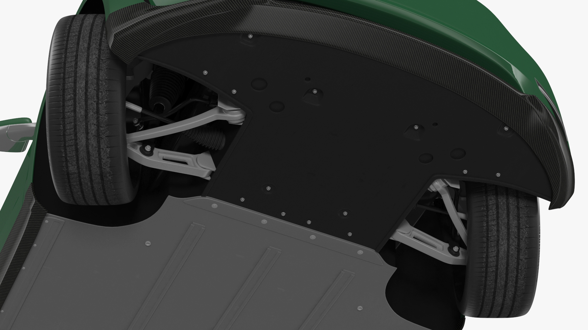 3D Tesla Model 3 Carbon Fiber Sport Package Rigged for Cinema 4D