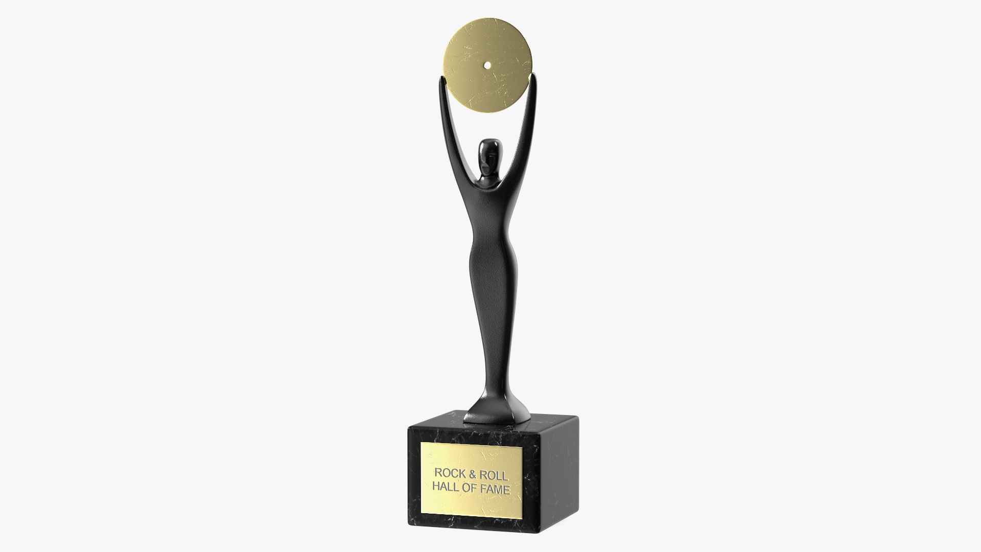 3D Rock and Roll Hall of Fame Trophy model