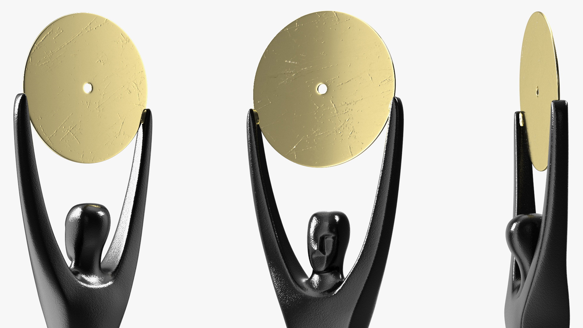 3D Rock and Roll Hall of Fame Trophy model