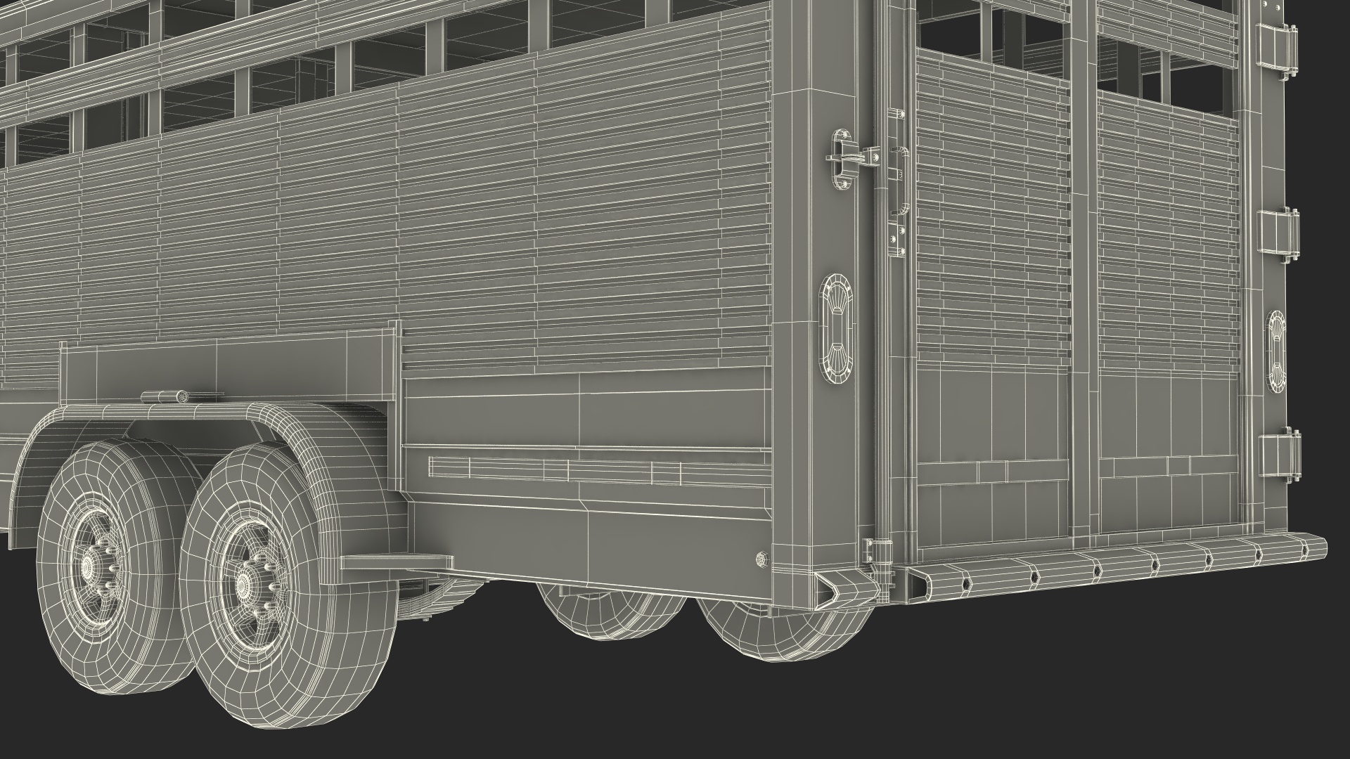 3D Livestock Transport Trailer New