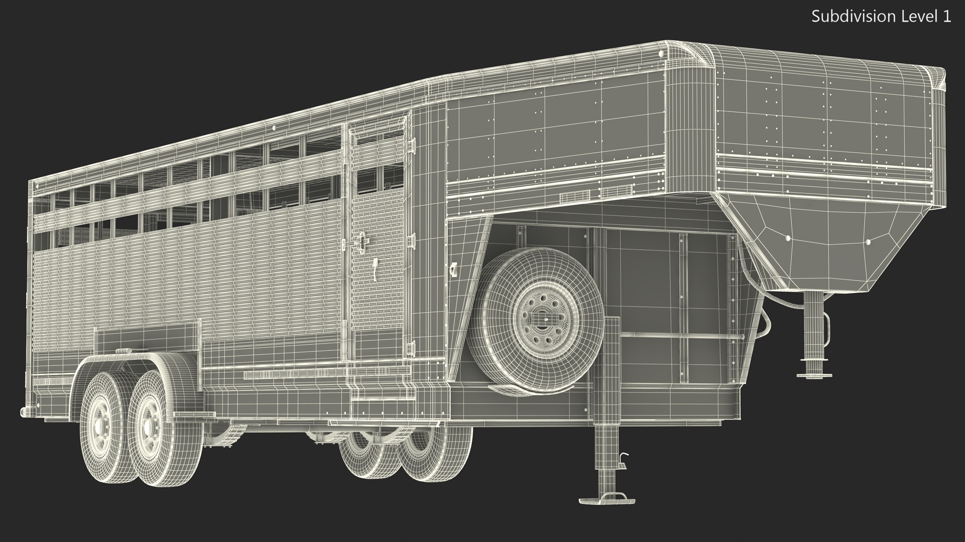 3D Livestock Transport Trailer New