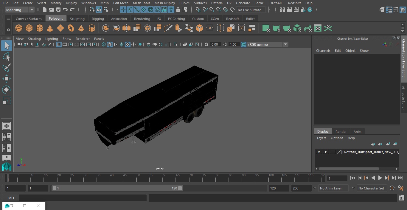 3D Livestock Transport Trailer New