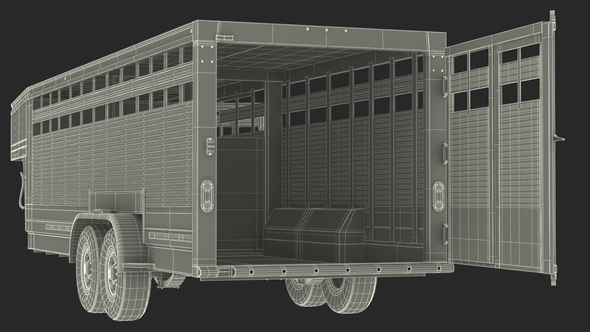 3D Livestock Transport Trailer New