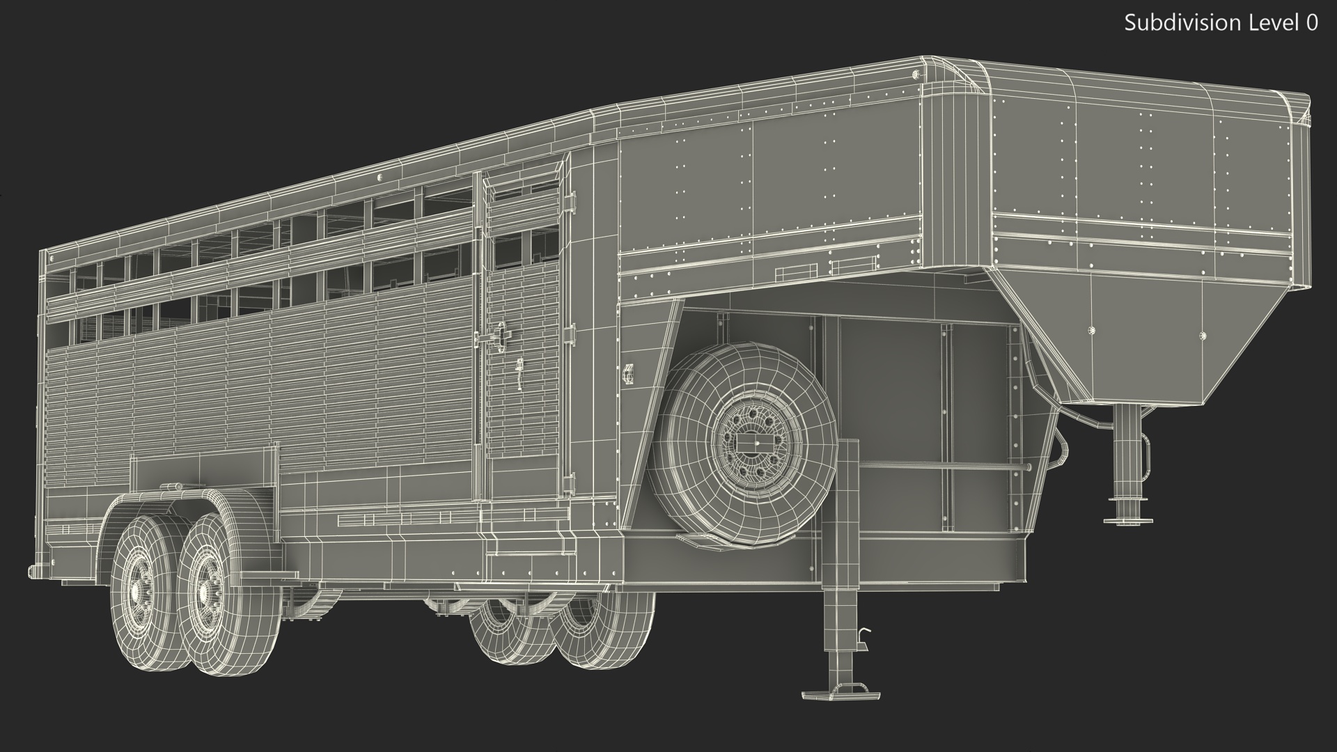 3D Livestock Transport Trailer New