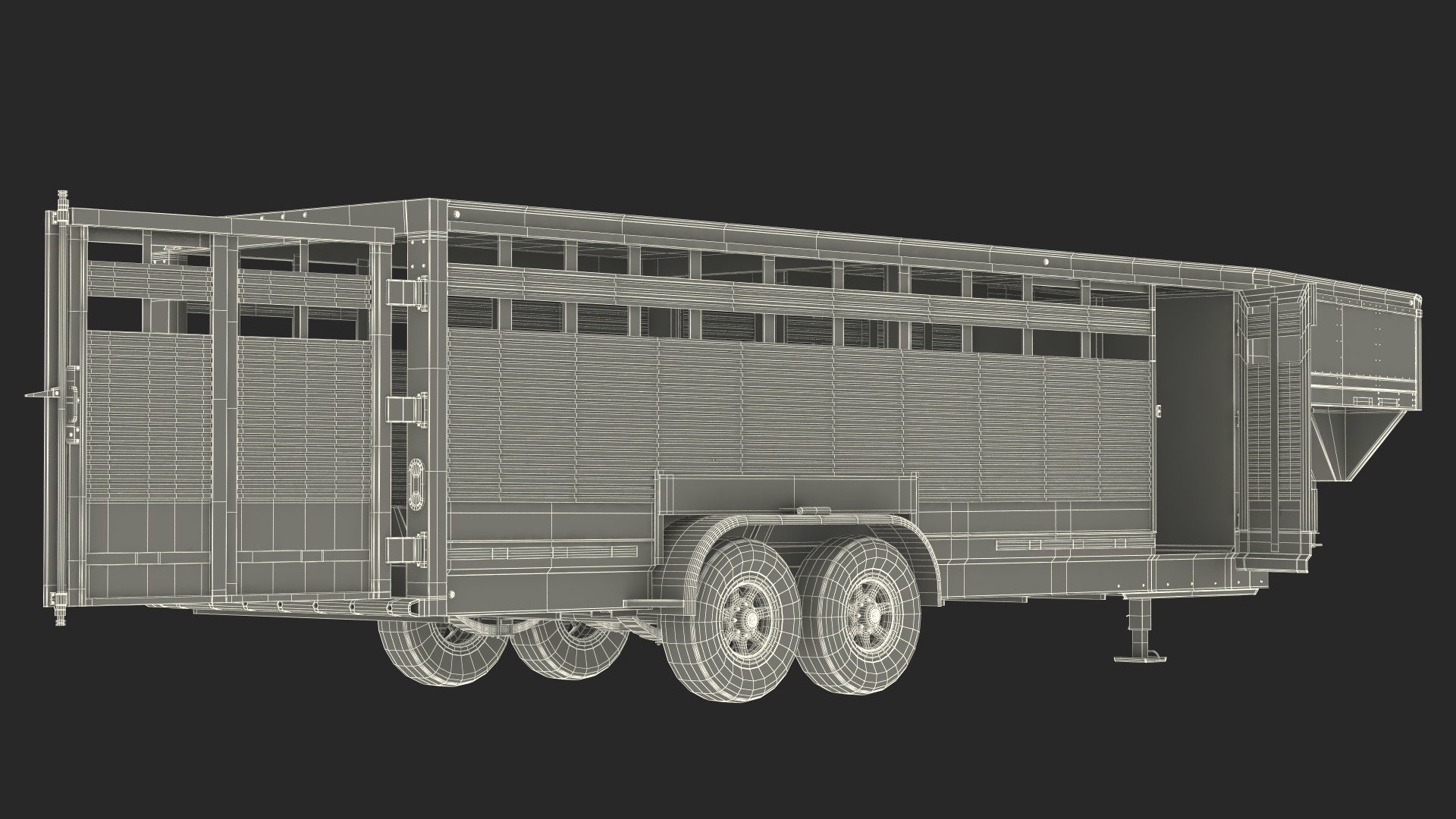 3D Livestock Transport Trailer New