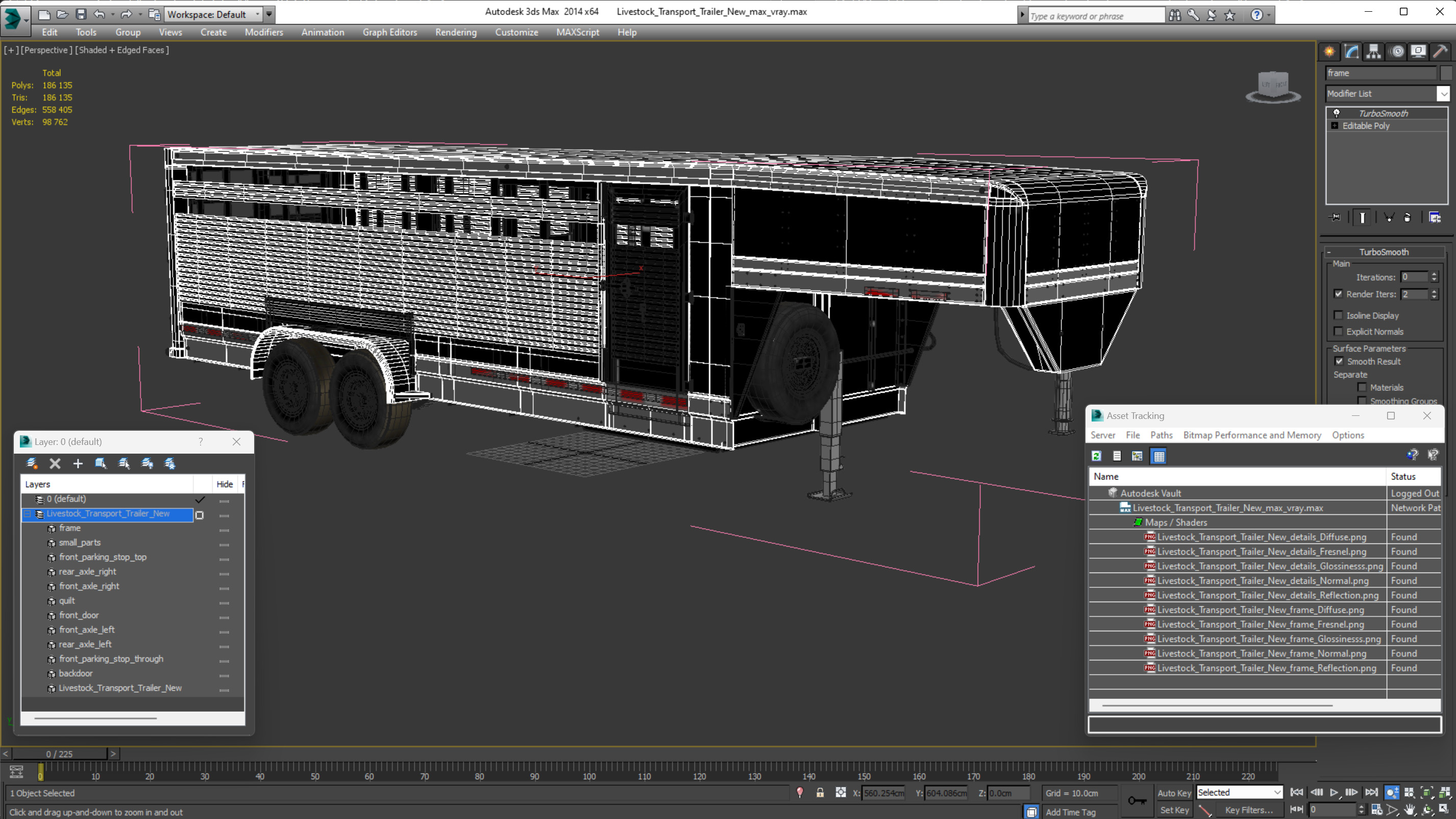 3D Livestock Transport Trailer New