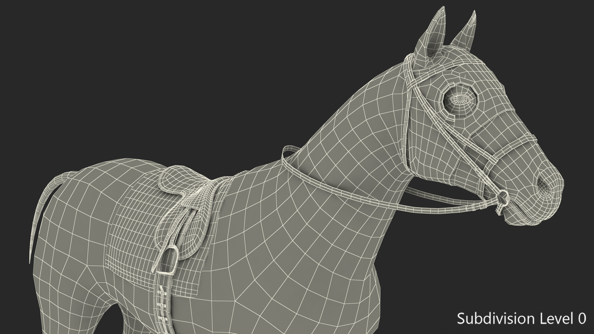 3D model White Racehorse