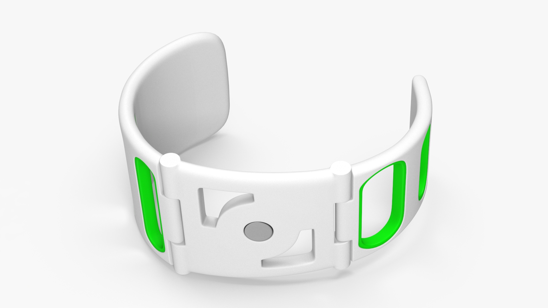 3D Medical Bracelet Vital Green model