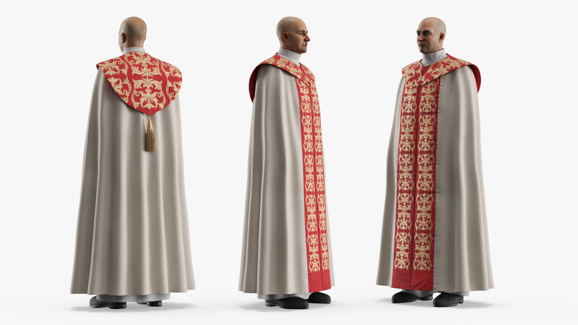Ceremonial Priest Robe on Man
