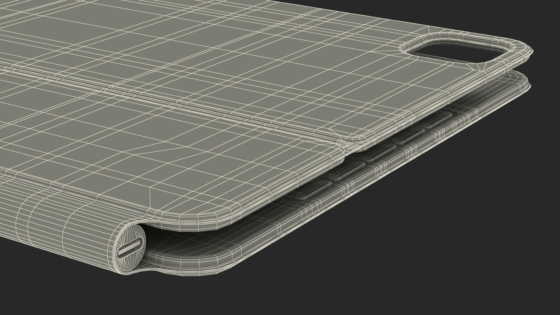 3D Magic Keyboard for 11 inch Rigged model