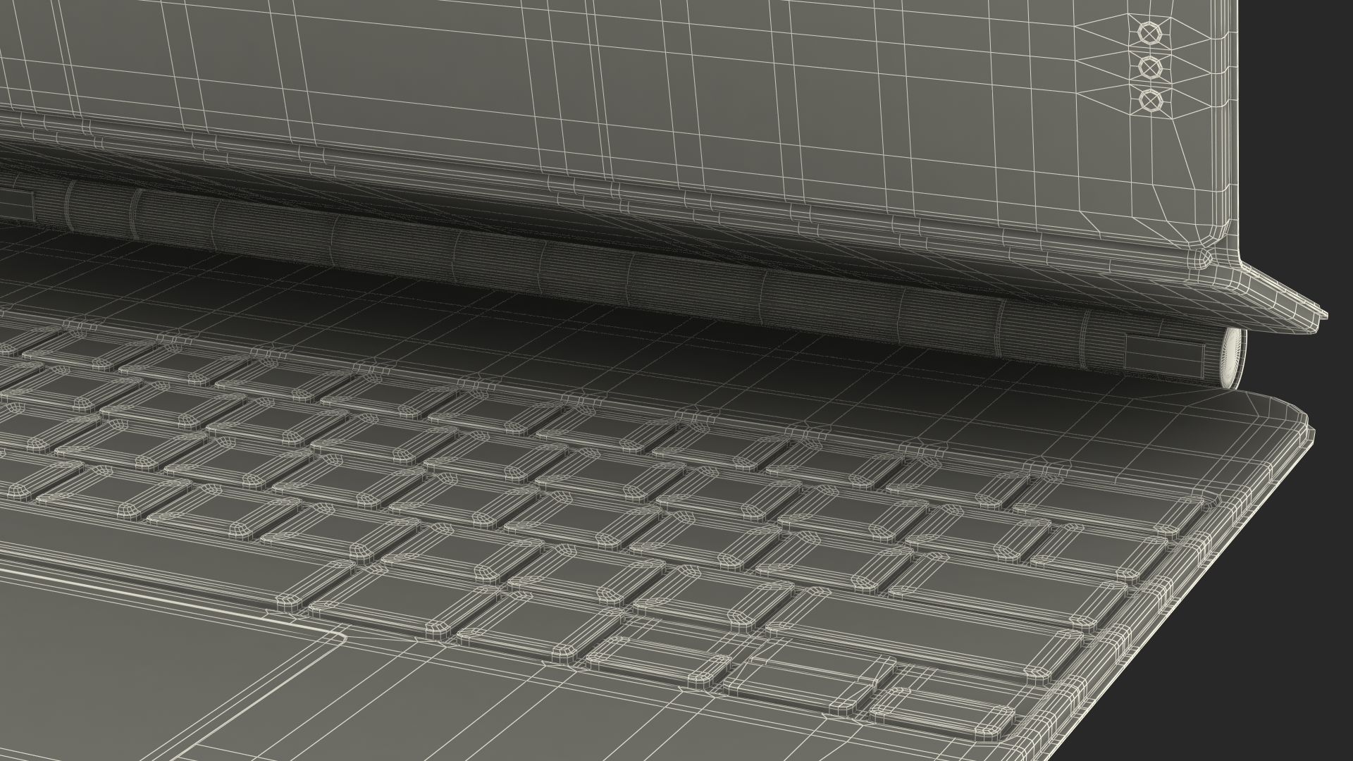 3D Magic Keyboard for 11 inch Rigged model