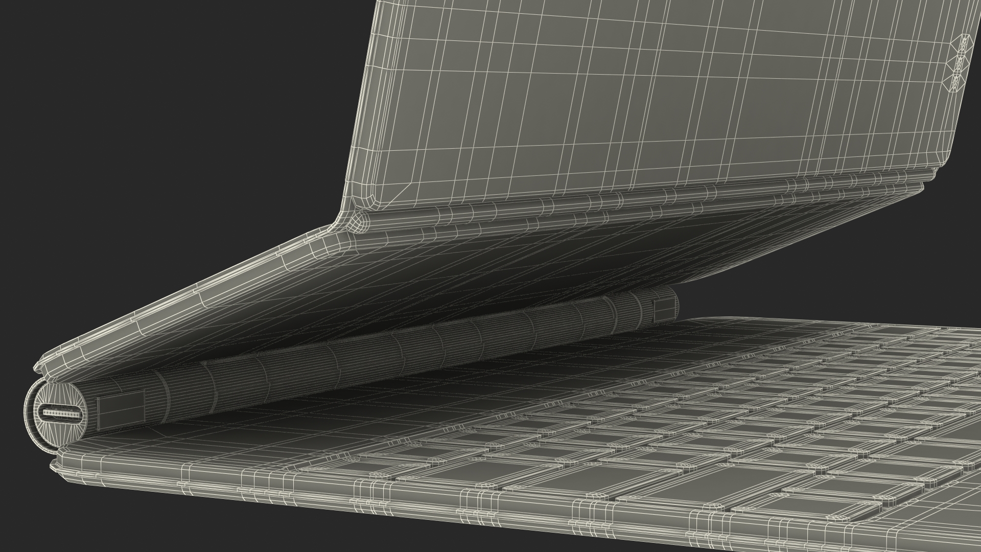 3D Magic Keyboard for 11 inch Rigged model