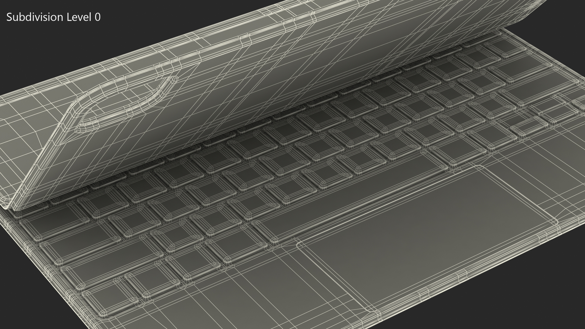 3D Magic Keyboard for 11 inch Rigged model