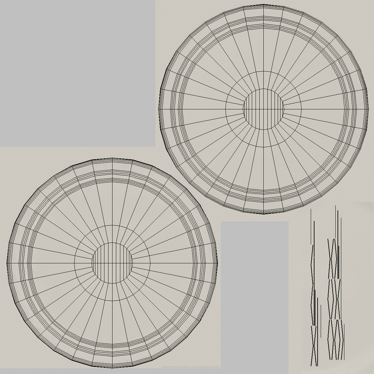 French Fries On Paper Plate 3D